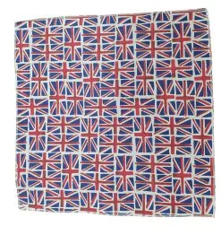 The Dragons Den Adults Union Jack Flag Bandana King Charles III Coronation Fancy Dress