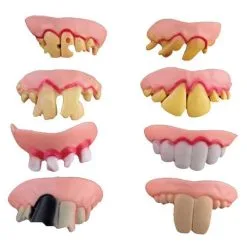 Cosplay&ware 10 Style Jokes Prank Horror Fun Shocker Novelty Gadgets Funny Denture Teeth Halloween Decoration Toys