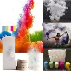 Etercycle 5pcsbox Halloween Color Smoke Bomb Photography Aid Decoration Tool Party Surprise