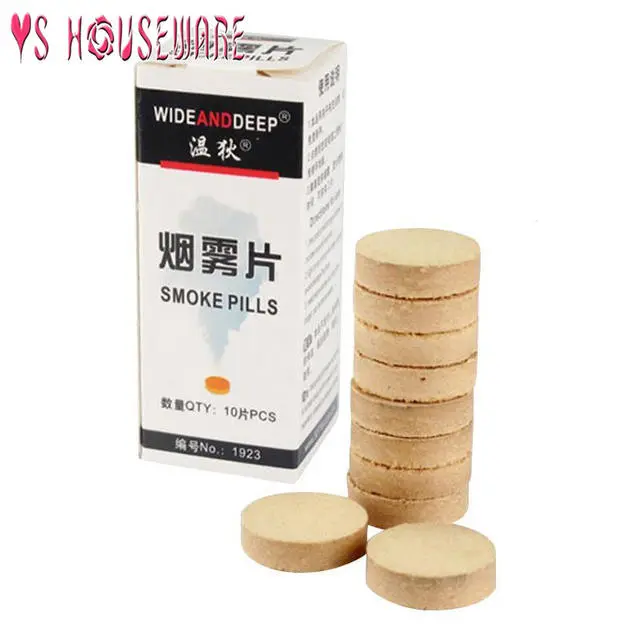 Cosplay&ware 10pcsbox White Smoke Cake Pills Bomb Divine Halloween Photography Aid Decoration Tool Round Party 4 Cosplay&ware 10pcsbox White Smoke Cake Pills Bomb Divine Halloween Photography Aid Decoration Tool Round Party - Image 2