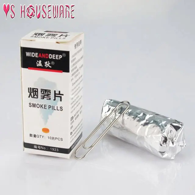 Cosplay&ware 10pcsbox White Smoke Cake Pills Bomb Divine Halloween Photography Aid Decoration Tool Round Party 5 Cosplay&ware 10pcsbox White Smoke Cake Pills Bomb Divine Halloween Photography Aid Decoration Tool Round Party - Image 3