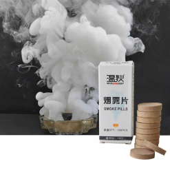 WEIGAO 10pcs Smoke Maker Pills Halloween Christmas Decorations Home Health White Chips Photo Party Decoration