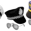 The Dragons Den Police Captain Sargeant Sailor Captain Airline Pilot Peaked Hat & Glasses Fancy Dress Kit -Cosplayware Store 112995c4 1495 408e 81c2 8870c121bace 32319.1628692953