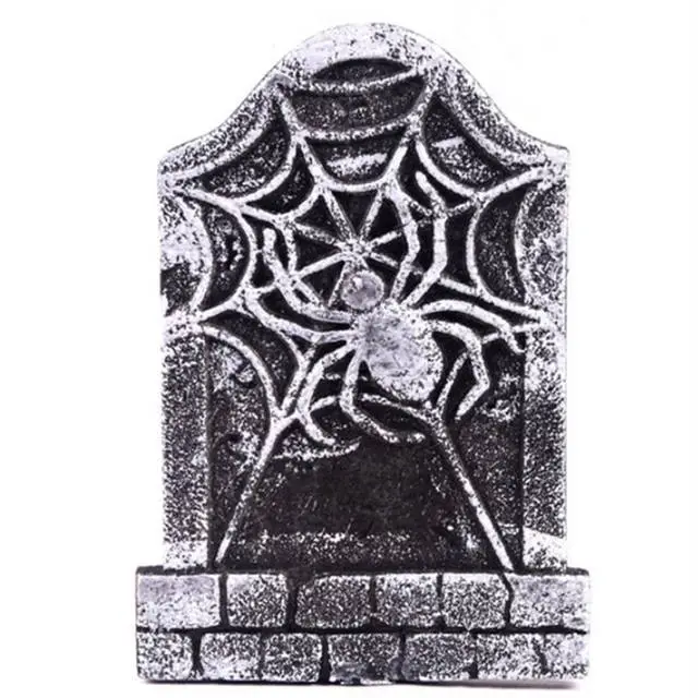 Cosplay&ware 1pc Halloween Foam Tombstone Skeleton Haunted Bar Rip Stone Grisly Party Yard Decoration Randomly 6 Cosplay&ware 1pc Halloween Foam Tombstone Skeleton Haunted Bar Rip Stone Grisly Party Yard Decoration Randomly - Image 4