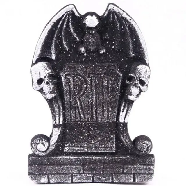 Cosplay&ware 1pc Halloween Foam Tombstone Skeleton Haunted Bar Rip Stone Grisly Party Yard Decoration Randomly 7 Cosplay&ware 1pc Halloween Foam Tombstone Skeleton Haunted Bar Rip Stone Grisly Party Yard Decoration Randomly - Image 5