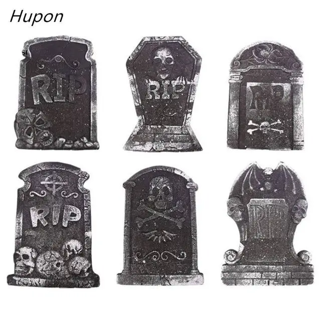 Cosplay&ware 1pc Halloween Foam Tombstone Skeleton Haunted Bar Rip Stone Grisly Party Yard Decoration Randomly 3 Cosplay&ware 1pc Halloween Foam Tombstone Skeleton Haunted Bar Rip Stone Grisly Party Yard Decoration Randomly