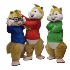 Cosplay&ware High Alvin And The Chipmunks Mascot Costume