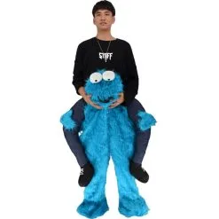 Cosplay&ware Elmo Stuffed Ride On Me Street Cookie Monster Mascot Carry Back Fancy Dress Costums -Cosplayware Store 2017 Elmo Stuffed Ride on Me Sesame Street COOKIE MONSTER Mascot Carry Back Fancy Dress Costums 3.jpg 640x640q80 3.jpg 3