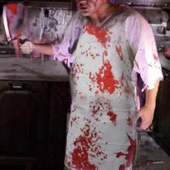 Cosplay&ware Halloween Adult Bloody Butcher Role Play Blood Aprons Horror Dress Up Party Scary Haunted Costume