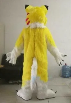 Cosplay&ware Halloween Long Fur Yellow Wolf Dog Mascot Costume Fursuit Cosplay Party Unisex Hallowen -Cosplayware Store 2019 Cute Halloween Long Fur Yellow Husky Wolf Dog Mascot Costume Fursuit Cosplay Party Unisex Cosplay 3.jpg 640x640q80 3.jpg 3