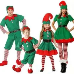 ELMAGE Green Elf Girls Christmas Costume Festival Santa Clause Chilren Clothing Fancy Dress Xmas Party -Cosplayware Store 2019 green Elf Girls christmas Costume Festival Santa Clause for Girls New Year chilren clothing Fancy 4.jpg 640x640q80 4.jpg 4
