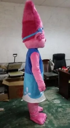 Cosplay&ware Trolls Mascot Costume Adult Size Clowns Birthdays Troll Fancy Dress Party Fast