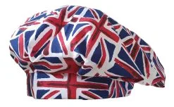 The Dragons Den Adults Union Jack Flag GB UK King Charles Coronation United Kingdom Beret