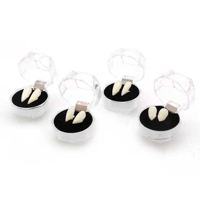 Vinkkatory 2pcs Cosplay Halloween Dentures Zombie Vampire Teeth Ghost Devil Fangs Werewolf Box Packed Prop Costume Party Kid Toy 5 Vinkkatory 2pcs Cosplay Halloween Dentures Zombie Vampire Teeth Ghost Devil Fangs Werewolf Box Packed Prop Costume Party Kid Toy - Image 3