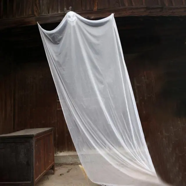 Cosplay&ware 33m Long Halloween Hanging Skeleton Flying Ghost Decorations Outdoor Indoor Party Bar Scary Decoration 5 Cosplay&ware 33m Long Halloween Hanging Skeleton Flying Ghost Decorations Outdoor Indoor Party Bar Scary Decoration - Image 3