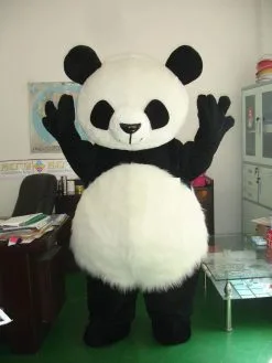 Cosplay&ware 100% Real Figure Shot A Panda Bear Mascot Costume Cosplay Adult Size