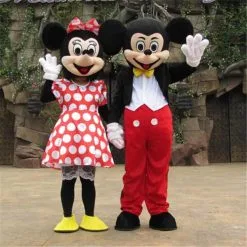 Cosplay&ware Minnie Mickey Mascot Costume Cartoon Character Party Fancy Cosplay Dress Adult Size Outfit -Cosplayware Store 31424 17efea