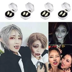 Cosplay&ware Vampire Teeth Fangs Halloween Party Cosplay Dentures Tooth Repair Solid Glue Denture Adhesive