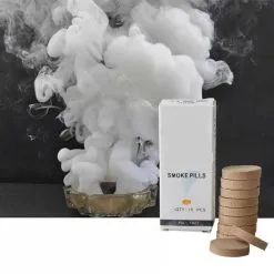 Joy-enlife 10pcs Cake Smoke Pills Halloween Decoration Drama Exhibition White Bomb Wedding Party Background Fog