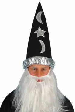 The Dragons Den Henbrandt Wizards Hat With Silver Decoration