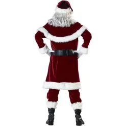 Cosplayware Store 10 Cosplayware Store -Cosplayware Store 4XL 3XL Santa Claus Men Cosplay Costumes with White Beard Full Set Christmas Clothes for Adult 1.jpg 640x640q80 1.jpg 1