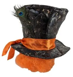 The Dragons Den Adults Mad Hatter Top Hat & Cravat Wonderland Fancy Dress Costume Accessory [One Size] -Cosplayware Store 59506e74 d4e1 4e32 8859 2c270aead1bc 38316.1680089827