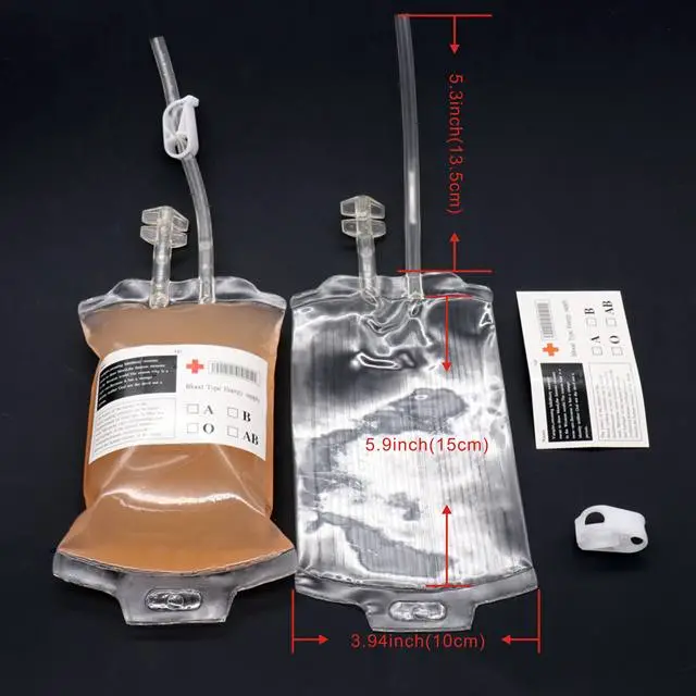 BIT.FLY 5pcs Halloween Transparent 300ml Blood Drink Bag Party Juice Wine Drinking Funny Festival Decorations 8 BIT.FLY 5pcs Halloween Transparent 300ml Blood Drink Bag Party Juice Wine Drinking Funny Festival Decorations - Image 6
