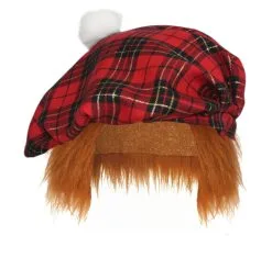 The Dragons Den Tartan Tam-O-Shanter With Ginger Hair Scotland Burns Night Hat Fancy Dress Costume Accessory -Cosplayware Store 641a9470 943c 4c89 af8d 60ab58047793 20956.1680083298