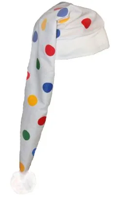 The Dragons Den Adults - Pudsey Bear Show Your Spots Hat Children In Need Polka Dot Night Cap