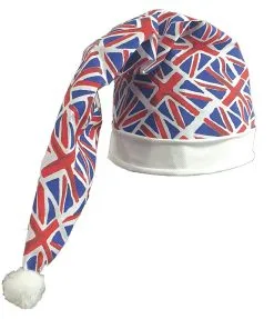 The Dragons Den Great Britian Supporters GB Union Jack Union Flag Queens Jubille Fancy Dress Winky Hat [One Size]