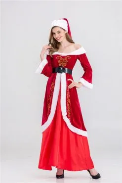 Cosplay&ware A Full Set Christmas Costumes Santa Claus Red Costume Luxury Suit 10 Cosplay&ware A Full Set Christmas Costumes Santa Claus Red Costume Luxury Suit -Cosplayware Store A Full Set Of Christmas Costumes Santa Claus For Adults Red Christmas Clothes Santa Claus Costume 6.jpg 640x640q80 6.jpg 6