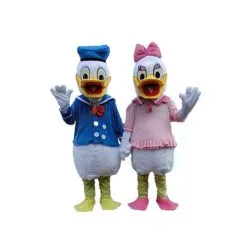 Cosplay&ware Adult One Pair Donald Duck And Daisy Mascot Costumes