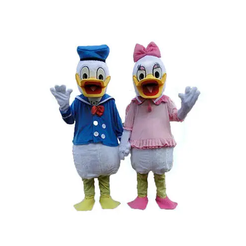 Cosplay&ware Adult One Pair Donald Duck And Daisy Mascot Costumes 3 Cosplay&ware Adult One Pair Donald Duck And Daisy Mascot Costumes