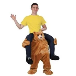 Cosplay&ware Adult Unisex Mascot Costumes Ride On Me Costume Funny Fancy Dress Outfit Sexy Frog Pants With False Human Leg