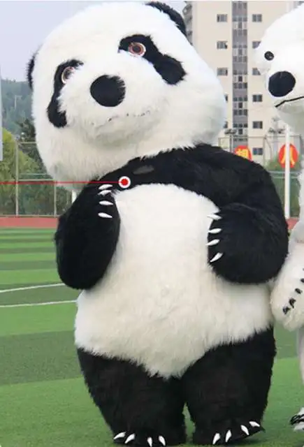 Cosplay&ware Advertising Inflatable Chinese Panda Bear Cosplay Mascot Costume Doll Can Walk In Halloween Dress 4 Cosplay&ware Advertising Inflatable Chinese Panda Bear Cosplay Mascot Costume Doll Can Walk In Halloween Dress - Image 2