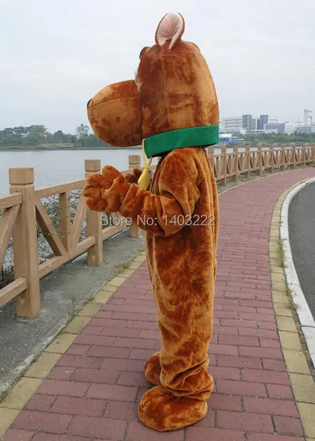 Cosplay&ware Brown Snoopyy Dog Scooby Doo Mascot Costume With Black Large Nose Cartoon Character Adult Fancy Dress Ship 5 Cosplay&ware Brown Snoopyy Dog Scooby Doo Mascot Costume With Black Large Nose Cartoon Character Adult Fancy Dress Ship - Image 3