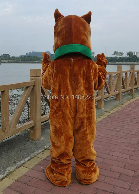 Cosplay&ware Brown Snoopyy Dog Scooby Doo Mascot Costume With Black Large Nose Cartoon Character Adult Fancy Dress Ship 6 Cosplay&ware Brown Snoopyy Dog Scooby Doo Mascot Costume With Black Large Nose Cartoon Character Adult Fancy Dress Ship - Image 4