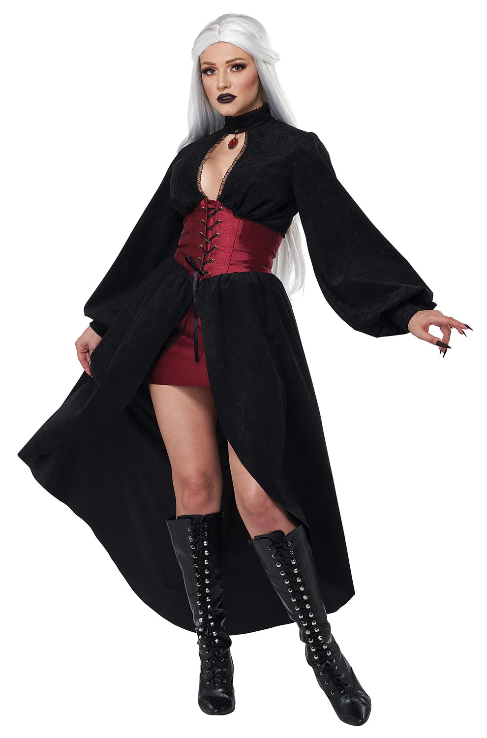Vampire Corset Coat Adult Costume 3 Vampire Corset Coat Adult Costume