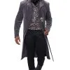 Men's Regency Coat Adult Costume 2 Men's Regency Coat Adult Costume -Cosplayware Store CC5123 038 full 1