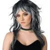 Tempting Tresses Adult Wig (Black/White) -Cosplayware Store CC7023 102 full 1
