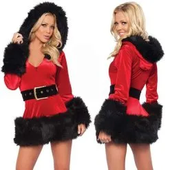 Cosplayware Store 6 Cosplayware Store -Cosplayware Store Christmas Costume Female Santa Claus Costume Uniform Sexy Suit Christmas Cosplay Costume Black And White Hooded 1.jpg 640x640q80 1.jpg 1