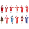 Cosplay&ware Christmas Santa Claus Costume Snegurochka Fancy Dress Ded Moroz Snow Maiden Party Suit -Cosplayware Store Christmas Santa Claus Costume Snegurochka Fancy Dr