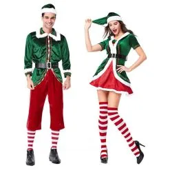Cosplay&ware Corzzet Menampwomen Green Velvet Christmas Couples Elf Costume North Pole Santa’s Elves Fancy Dress Plus Size 11 Cosplay&ware Corzzet Menampwomen Green Velvet Christmas Couples Elf Costume North Pole Santa’s Elves Fancy Dress Plus Size -Cosplayware Store Corzzet Men Women Green Velvet Christmas Couples Elf Costume North Pole Santa s Costume Elves For 3.jpg 640x640q80 3.jpg 3