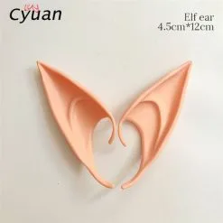 Cyuan Halloween Elf Ears Cosplay Costume Artificial Kids Happy Party Decoration Ear 8 Cyuan Halloween Elf Ears Cosplay Costume Artificial Kids Happy Party Decoration Ear -Cosplayware Store Cyuan 1Pcs Halloween Elf Ears Cosplay Costume Artificial Elf Ears For Kids Happy Halloween Party DIY 2.jpg 640x640q80 2.jpg 2