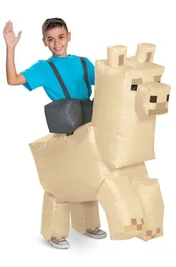 Minecraft Llama Ride-On Inflatable Child Costume