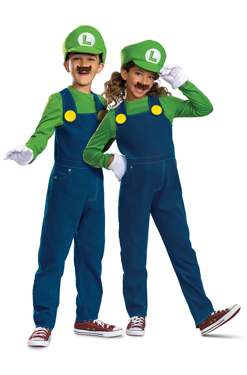 Luigi Elevated Child Costume 2 Luigi Elevated Child Costume