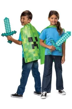 Minecraft Sword And Cape Set