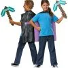 Minecraft Pickaxe And Cape Set -Cosplayware Store D156249 full 1