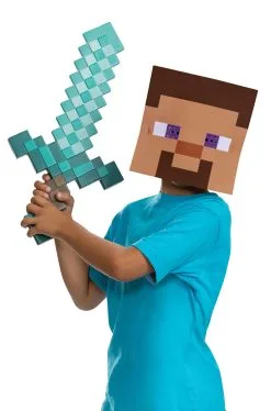 Minecraft Sword And Mask Set