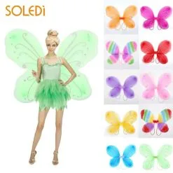 SOLEDI Butterfly Wings Photo 10color Dress Up Beautiful Elf Fairy Wing Adult Christmas Valentine’s Day Girlfriend